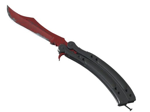 ★ Butterfly Knife | Crimson Web (Field-Tested)